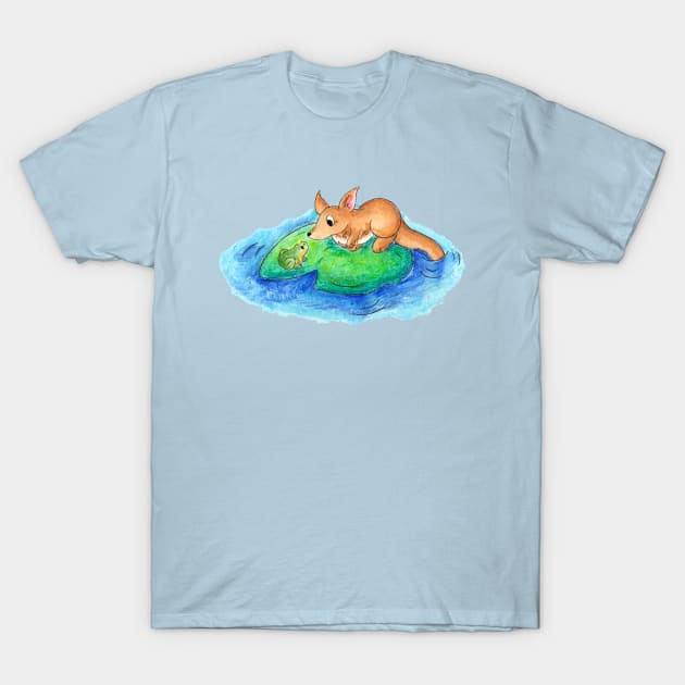 Friend on a Floaty T-Shirt by KristenOKeefeArt